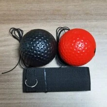 Boxing Reflex Training Ball With Adjustable Headband And Red Soft Light Ball - Improve Men's Speed And Hand Eye Coordination, Boxing Equipment - Multicolor - View 7