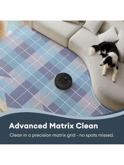 Ultenic D10 Robot Stofzuiger Cleaner, 15mins Fast LiDAR Mapping, 4000Pa Suction, 120mins Runtime, Auto Boost On Carpet, No Go Zone, Schedule, Si.Ri/Alexa/APP Remote Control, Hardwood, Tile, Etc. view 3