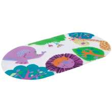 Non-Slip Children's Bath Mat With Suction Cups Buba Rainbow Dino Jungle Seabed - Purple - View 2
