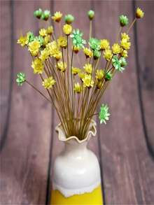 1 Bunch Of Brazilian Mini Star Flowers Bouquet Natural Dried Flowers Wedding Decoration DIY Crafts And Home Decor Ornaments, Arts & Crafts For Christmas, Thanksgiving