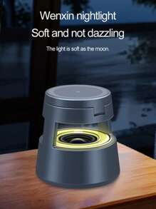5 In 1 Wireless Charging Station Cube With Night-Lamp, Wireless Speaker, 15W Travel Stand, 3 In 1 Fast Charge Multiple Devices, Compatible With Iphone Series 16/15/14/13/12/11/X/8, AirPods 3/2 Pro, Apple Watch Series 8/7/6/5/4/3/2/SE And IQ Device.Christmas/Gifts//New Year's Day