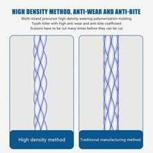 100m 8-Strand Braided Fishing Line, PE Line (Gray 5.0) - Light Grey - View 4