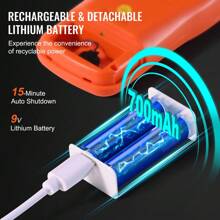 Digital LCD 3-In-1 EMF Meter Electromagnetic Radiation Detector RF 5G