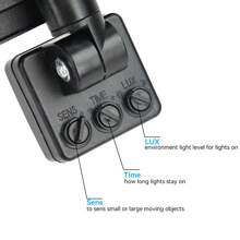 220V LED Induction Floodlight 10W 20W 30W 50W 100W Outdoor Waterproof Courtyard Corridor Human Body Light Control Floodlight, Outdoor Garden Lighting For Pathway, Yard, Patio