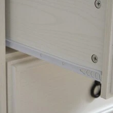 Modern Farmhouse 6-Drawer Chest Of Drawers For Bedroom, Wooden Bedroom Drawer Dresser With 6 Storage Drawers,6 Drawer Dresser Chests For Bedroom White