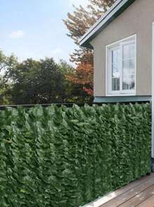 1pc Artificial Fence Ivy Leaf Decor, Suitable For Outdoor/Indoor Railing, Balcony, Garden, Home Wall, Room Decoration Privacy Screen (Note: May Have Odor) - Multicolor - View 11