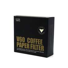 100pcs Coffee Filter Paper, V-Shaped Unbleached Natural Paper Filter, Disposable Pour Over Cone Coffee Filters, For Coffee Dripper And Coffee Maker - Beige - View 2