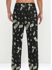 春季新款男士印花休闲舒适家居裤、睡衣、秋季