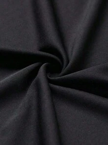 定制女士圆领长袖休闲 T 恤，装饰性、狗狗、独特、定制，适合送给她、家人、朋友、粉红女孩、节日、度假、周年纪念的理想礼物 - 黑色 - 查看 6