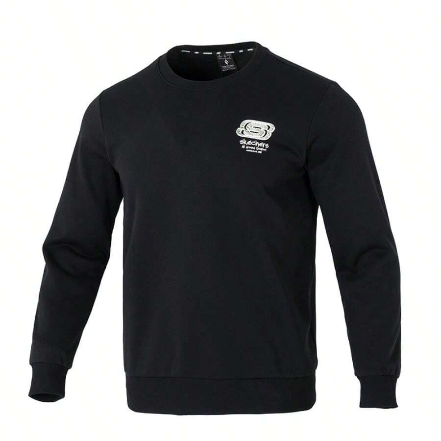 Skechers هوديي عادي مبطن بالحرارة يناسب الجنسين، ملابس رياضية عصرية FHL322U127-0018