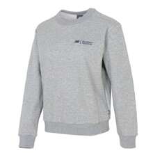 New Balance Fashionable Thermal Lined Sweatshirt, Comfortable For Fitness Training & Running, Casual Pullover, AWT44314-GHM