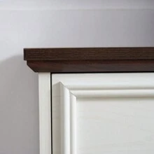 Modern Farmhouse 6-Drawer Chest Of Drawers For Bedroom, Wooden Bedroom Drawer Dresser With 6 Storage Drawers,6 Drawer Dresser Chests For Bedroom White