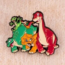 Ghim cài áo hình khủng long, huy hiệu trên ba lô, quần áo, phụ kiện, trang sức, quà tặng - NR10548 - Xem 8