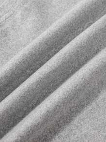 Women Leopard Print Round Neck Short Sleeve Minimalist T-Shirt - Grey - View 3