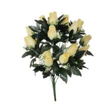 Artificial Rose Flower Decoration Living Room Restaurant Simulation Green Plant Potted Home Desktop Decoration Flower