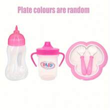 12pcs Magic Baby Dolls Mini Milk Bottles, Bottle And Juice Bottle Set, Magical Baby Doll Bottle Toy Set, Panda Sticker Milk Bottle & Juice Bottle Dolls, Disappearing Liquid, Strange Milk & Juice Bottles, Disappearing Doll Magic Bottle Children Toys, Suitable As Doll Accessories (Random Accessory Color)