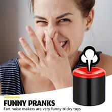 Novelty Rubber Fart Sound Maker Toy - Synthetic Rubber Prank Gag For Jokes And Parties, Red - Multicolor - View 4