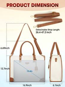 NEWHEY Laptop Bag For Women 15.6 Inch Laptop Tote Bag Waterproof Canvas Work Bag Lightweight Laptop Briefcase Professional Women Business Office Bag Travel Handbag Shoulder Bag