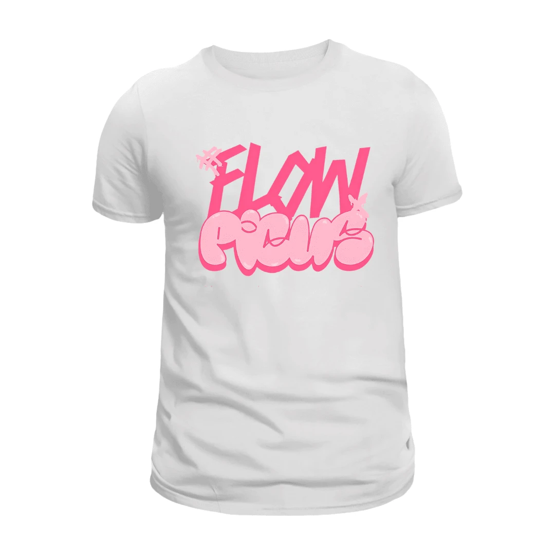 playera de moda unisex niño niña flow picus algodón 2 - Blanco - Ver 1