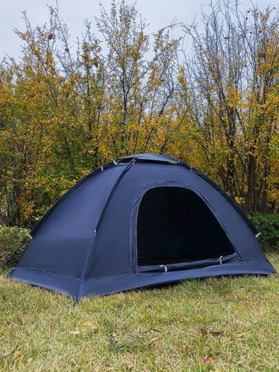 1pc 1-3 Pessoa Fácil de Montar Barraca de Acampamento, Portátil, Anti-Mosquito, À Prova de Umidade, Instalação Manual Abrigo de Pára-Sol, Opções Multicoloridas