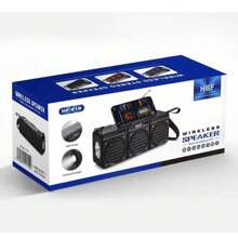 Radio Portátil AM/FM/SW: con Altavoz y Conector para Auriculares, Ideal para Interiores, Exteriores y Emergencias - Burdeos - Ver 8