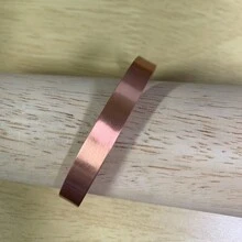 Pure Copper Bracelets For Women Men Unisex Adjustable Open Cuff Bangles Female Resizable Jewelry Metal Soft