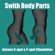 Aimitoy 1 pièce de 8 pouces, gode réaliste et coloré pour le plaisir féminin, jouet sexuel féminin en silicone, plug anal gode, gode de stimulation vaginale, jouet de flirt pour adultes avec ventouse pour utilisation mains libres, fournitures pour adultes