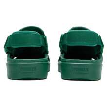 Puma Shibui Mule 闭趾凉鞋，男女款透气，户外拖鞋，沙滩鞋 394883-04 - 綠色-綠色 - 查看 5