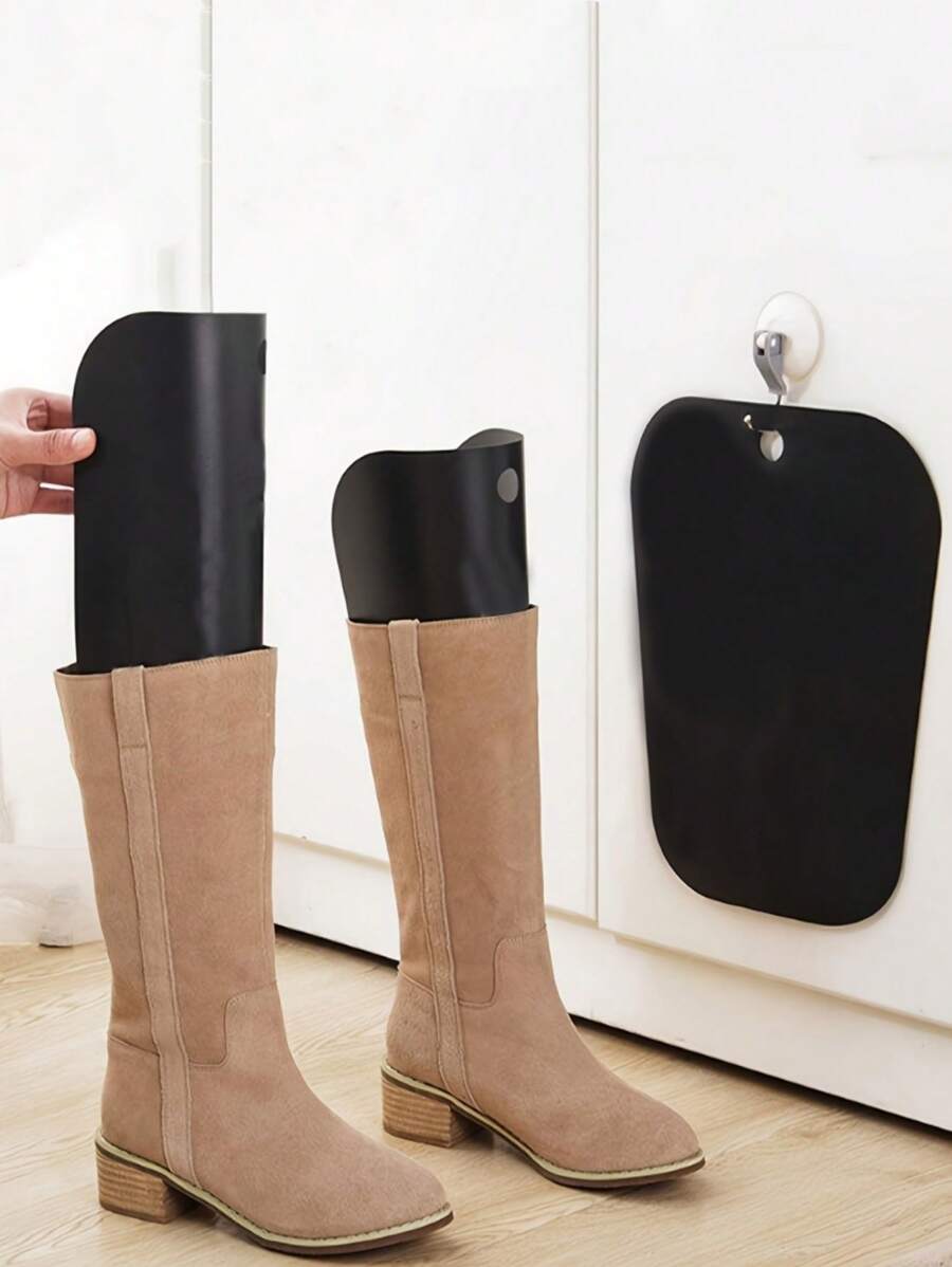 2Pcs/4Pcs Long Boots, High Boots, Shoe Support, Plastic Anti Wrinkle And Anti Deformation, Shoe Inner Support, Shoe Frame, Elastic Extension, Knee High Shoe Support Plate - Multicolor - View 1