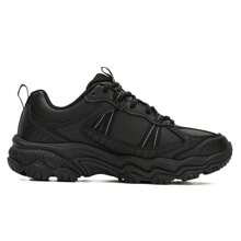 Skechers Zapatos de senderismo para hombres, zapatos de trekking con cordones para exteriores, zapatos deportivos casuales para viajes con absorción de impactos 237692-BBK