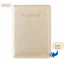 [Custom Order] Personalized Slim High-Grade PU Passport Cover Travel Accessories Passport Holder, Ticket Holder, Credit Card Holder, Wallet, Unisex, Customizable
