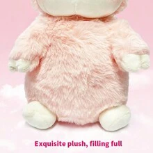 Miniso Juguete de peluche suave de corderito blanco - Peluche acogedor y abrazable - Ideal para la colección de las señoras (1 PIEZA)