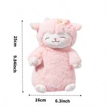 Miniso Juguete de peluche suave de corderito blanco - Peluche acogedor y abrazable - Ideal para la colección de las señoras (1 PIEZA)
