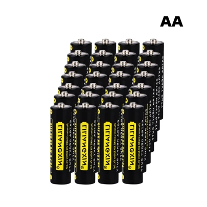 1.5V AA/AAA 一次性碱性电池，适用于无线键盘、计算器、遥控器、电子玩具等。