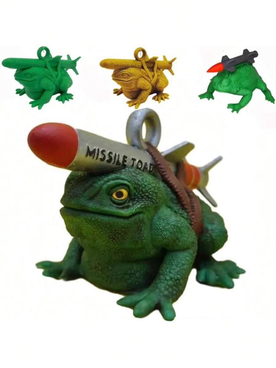 1pcs Missile Toad Holiday Ornament, The Unique Gag Gift For Unforgettable Kisses RY - Multicolor - View 1