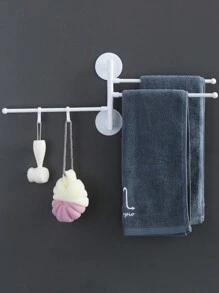 6-Tier Rotating Towel Rack, Multifunctional Bathroom Organizer Rack For Towels, Shoes, Storage - Multicolor - View 8