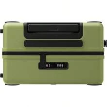 LEVEL8 Hard Shell Carry On Luggage Airline Approved, Carry-On Suitcases With Wheels, Lightweight Luminous Textured Hardside Travel Bag With Tsa Lock, 20 Inch, Black - Green - View 9