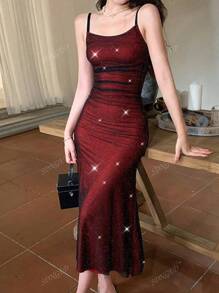 Women's Sheer Bodycon Cocktail Dress, Summer Party / Wedding Guest Dress
