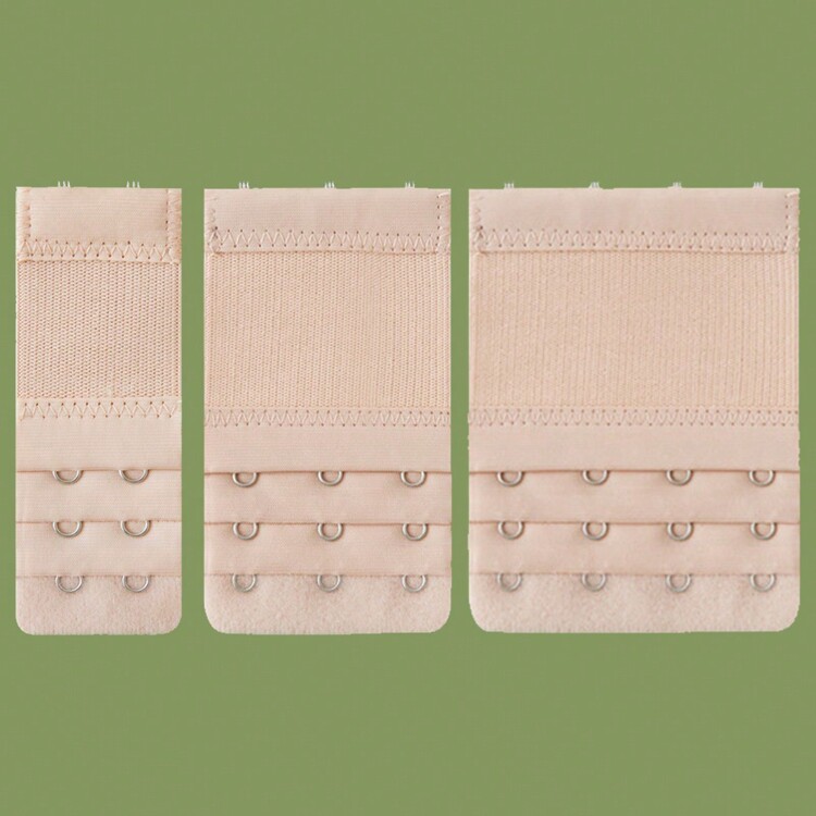 3/4/12件弹力胸罩扣内衣延长扣2/3/4钩扣胸罩调整背扣内衣排扣延长扣 - 彩色 - 查看 28