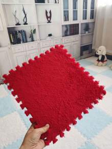 12 cái lông tơ Câu đố Thảm trải sàn Thảm , Ván sàn Gạch Mềm mại Leo Khu vực Thảm , Vá lại Tấm thảm , Chống giọt bắn Đầu giường Tấm lót , DIY Thảm , Hình vuông Vá lại Nối đất Tấm lót , Đầu giường Tấm thảm , Thảm , Diện tích lớn , Phòng khách Phòng ngủ Trang trí - Màu tím - Xem 22