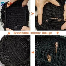 BINF Ponytail Human Hair Kinky Curly Ponytail Remy Piece For African American Ponytail Extension Afro Kinky Curly Ponytail For Women - Natural Black - 查看 5