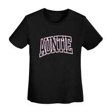 Auntie Tshirt Cool Ma'am T Shirt Casual Fashion Round Neck T-Shirt Shirt Tops