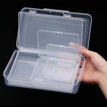 Tomnk 28 hộp nhựa lưu trữ nhỏ, hộp đựng đồ thủ công, hộp đựng hình chữ nhật có nắp đậy, đựng hạt, đồ trang sức, đồ dùng văn phòng, đồ dùng nhỏ, trang trí phòng, trang trí nhà, trang trí mùa thu, trang trí phòng ngủ, lưu trữ ký túc xá khi quay lại trường - Trong sáng - Xem 4