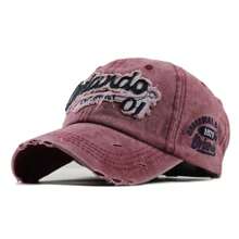 Unisex Distressed "Orlando 01" Embroidered Baseball Cap – Vintage Adjustable Outdoor Casual Hat
