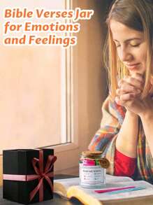 Frasco de la esperanza, léeme como un versículo bíblico, frasco de emociones y sentimientos, regalo del Día de la Madre, frasco de inspiración diaria de oraciones y escrituras, regalo cristiano para mujeres