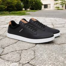Men's Social Urban Anatomical Elegant Comfort Sneakers - màu đen - Xem 1