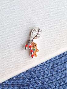 Christmas Cookie Charm 925 Silver Plated - 銀色 - 查看 1