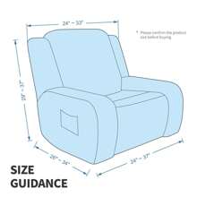 Oversized Recliner Chair Covers Velvet Plush 4 Piece Stretch Recliners Covers For Large Recliner Slipcovers Soft Washable Reclining Protector With Side Pocket - trắng - Xem 6