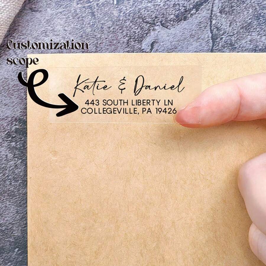 Etiquetas de dirección de retorno de 6*3cm, etiquetas de dirección personalizadas, etiquetas de dirección para bodas, etiquetas de dirección personalizadas, etiquetas de dirección transparentes, pegatinas de dirección de retorno, pegatina de dirección de empresa