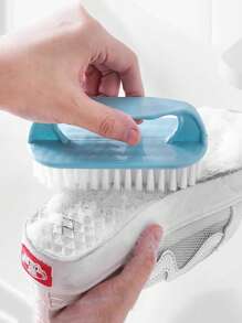 1/3/5pcs, Multi-Purpose Handheld Cleaning Brush, Household Plastic Laundry Brush, Multifunctional For Washing Basin, Shoes, Drying Rack, Cleaning Brush, And Hard Bristle Board